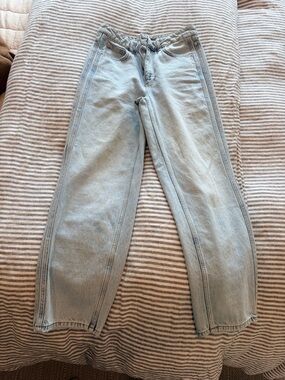 Men's Slim Straight Light Blue Jeans